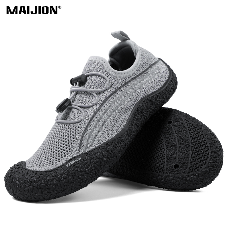 Aquatic Sports Shoes - Sapatos de praia descalços masculinos malha