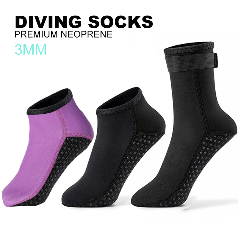 Neoprene Anti Slip Sock para H - Wetsuit 3Mm Neoprene avaliação e preço