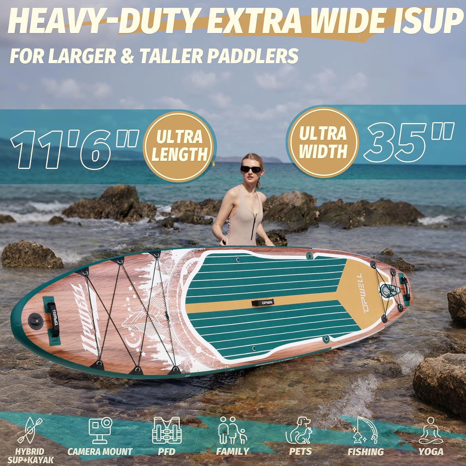 Prancha Inflável de Stand Up P - Stand Up Paddle Leash avaliação e preço