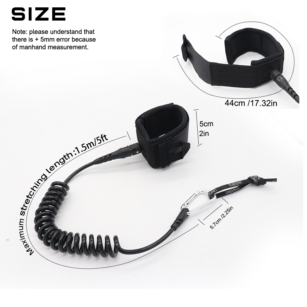 Corda de Surf UICE 5FT 5MM, Co - Stand Up Paddle Leash avaliação e preço