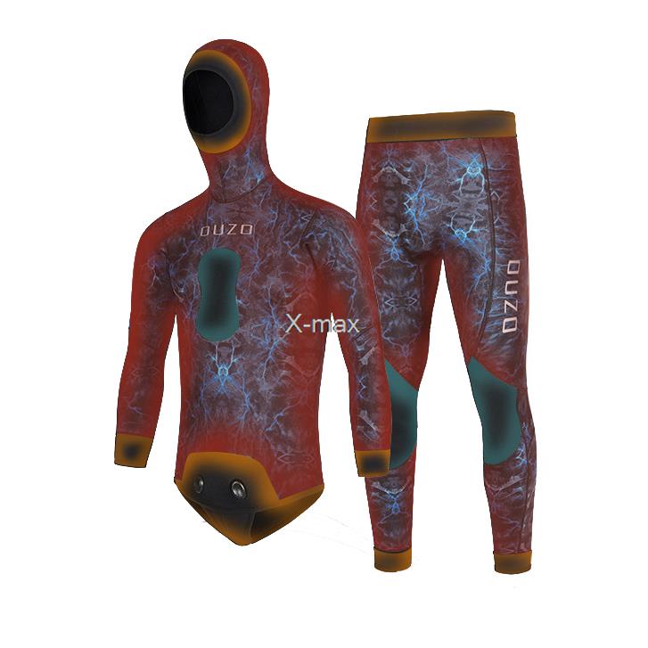 2 peças neoprene wetsuit 5mm c - Wetsuit 3Mm Neoprene avaliação e preço