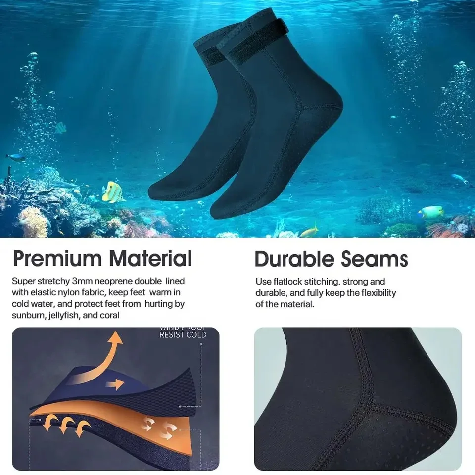Meias de mergulho de neoprene  - Wetsuit 3Mm Neoprene avaliação e preço
