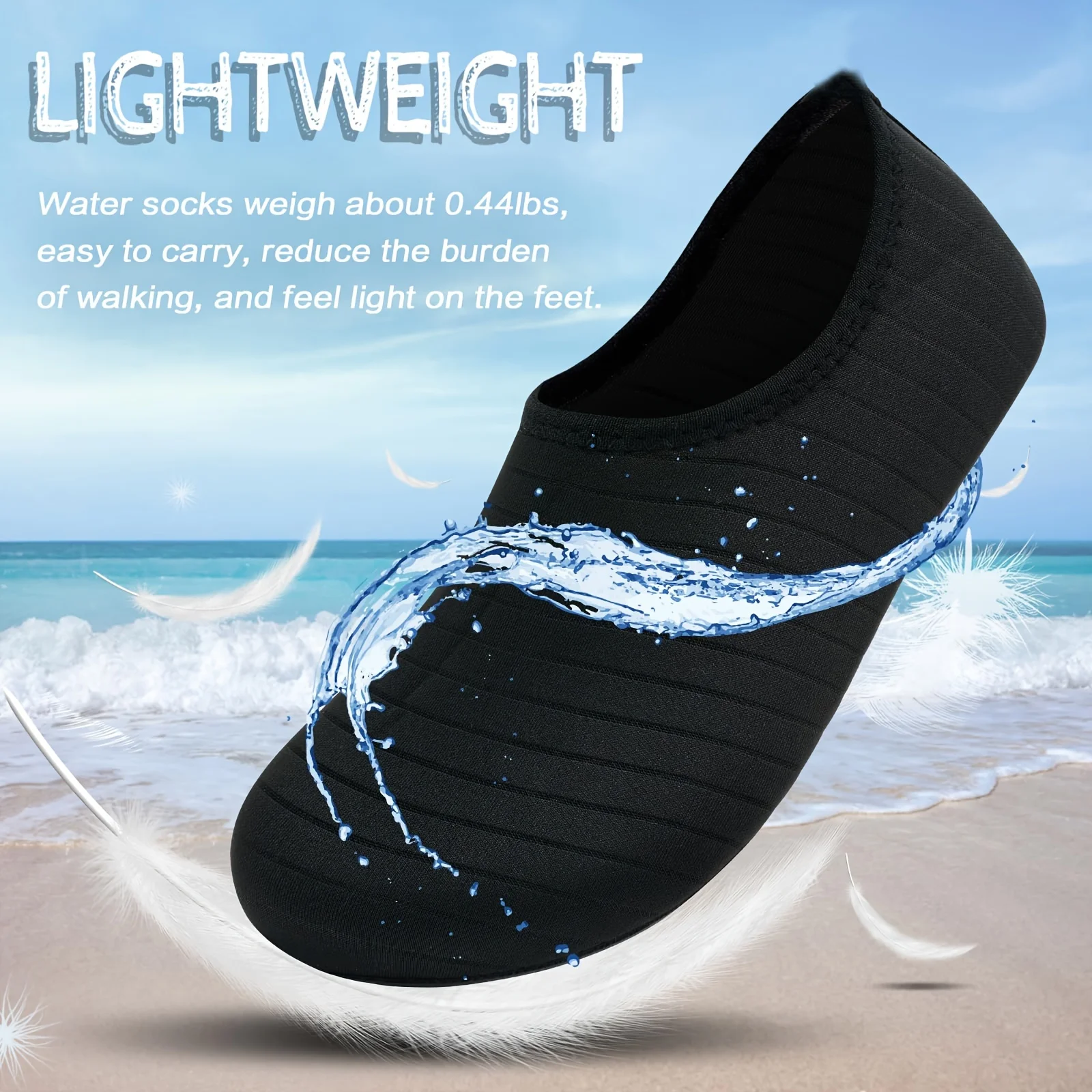 1 par de sapatos aquáticos par - Aquatic Sports Shoes avaliação e preço